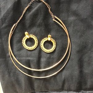 Forever 21 necklace/Monet earrings